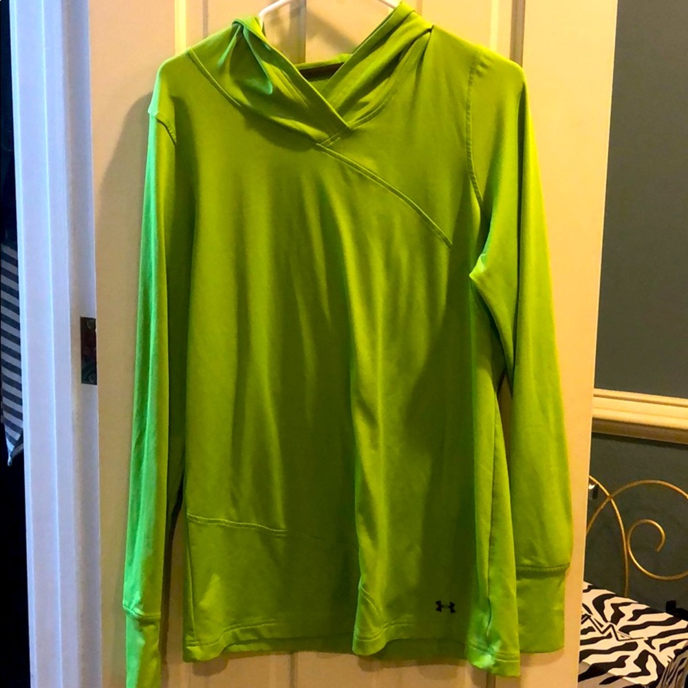 Green hooded cold gear